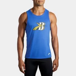 Brooks Distance Graphic Tank Men's 6 Brooks Distance Graphic Tank Men's -Boutique Sports Fashion Store 057226 483 1