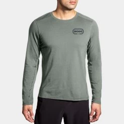 Brooks Distance Long Sleeve 2.0 Men's 9 Brooks Distance Long Sleeve 2.0 Men's -Boutique Sports Fashion Store 057298 348 1