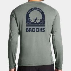 Brooks Distance Long Sleeve 2.0 Men's 10 Brooks Distance Long Sleeve 2.0 Men's -Boutique Sports Fashion Store 057298 348 2