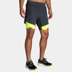 Brooks Run Visible 5" 2-in-1 Short Men's