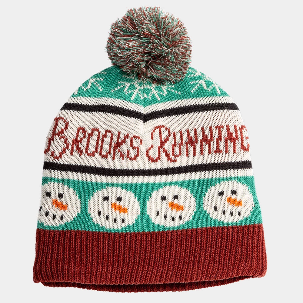 Brooks Heritage Pom Beanie 1 Brooks Heritage Pom Beanie
