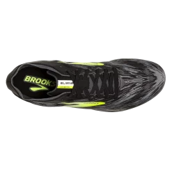 BROOKS Unisex ELMN8 V5 (081 - Black/Grey/Nightlife) -Boutique Sports Fashion Store 100034 081 o elmn8 v5 unisex running flats