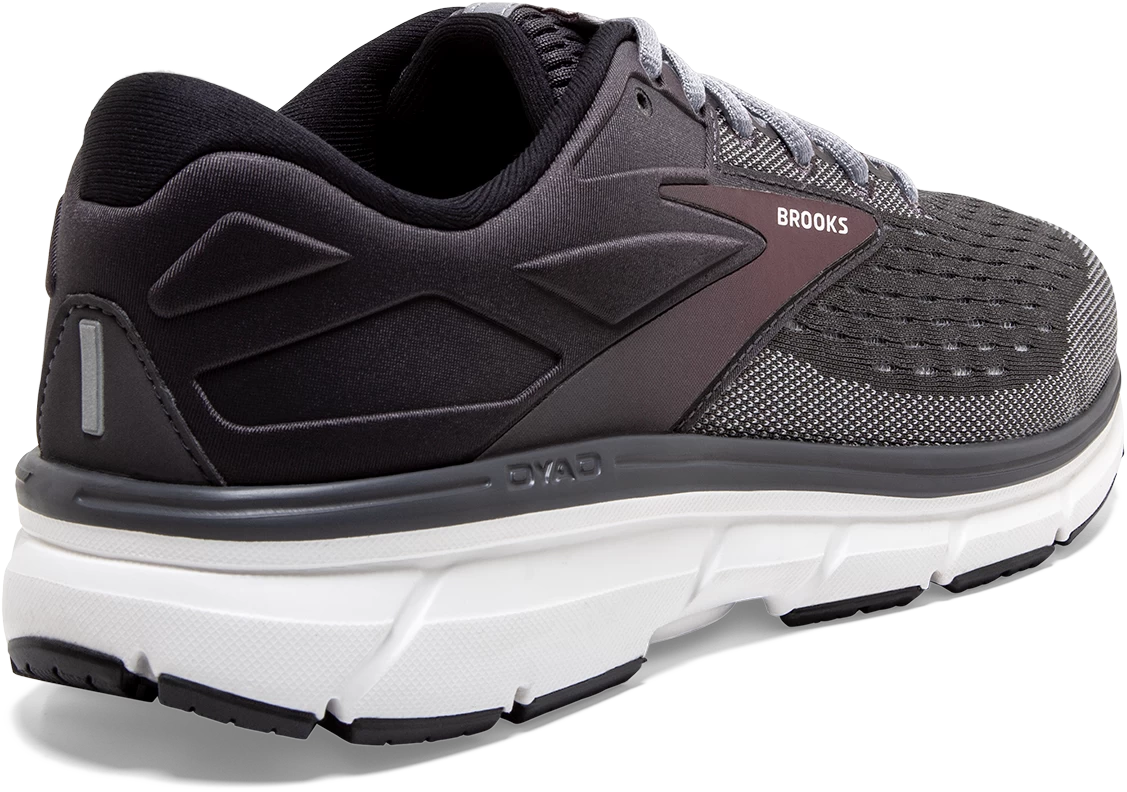 BROOKS Men's Dyad 11 (031 - Blackened Pearl/Alloy/Red) 4 BROOKS Men's Dyad 11 (031 - Blackened Pearl/Alloy/Red) - Image 4