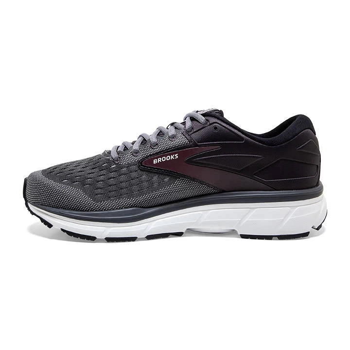 BROOKS Men's Dyad 11 (031 - Blackened Pearl/Alloy/Red) 2 BROOKS Men's Dyad 11 (031 - Blackened Pearl/Alloy/Red) - Image 2