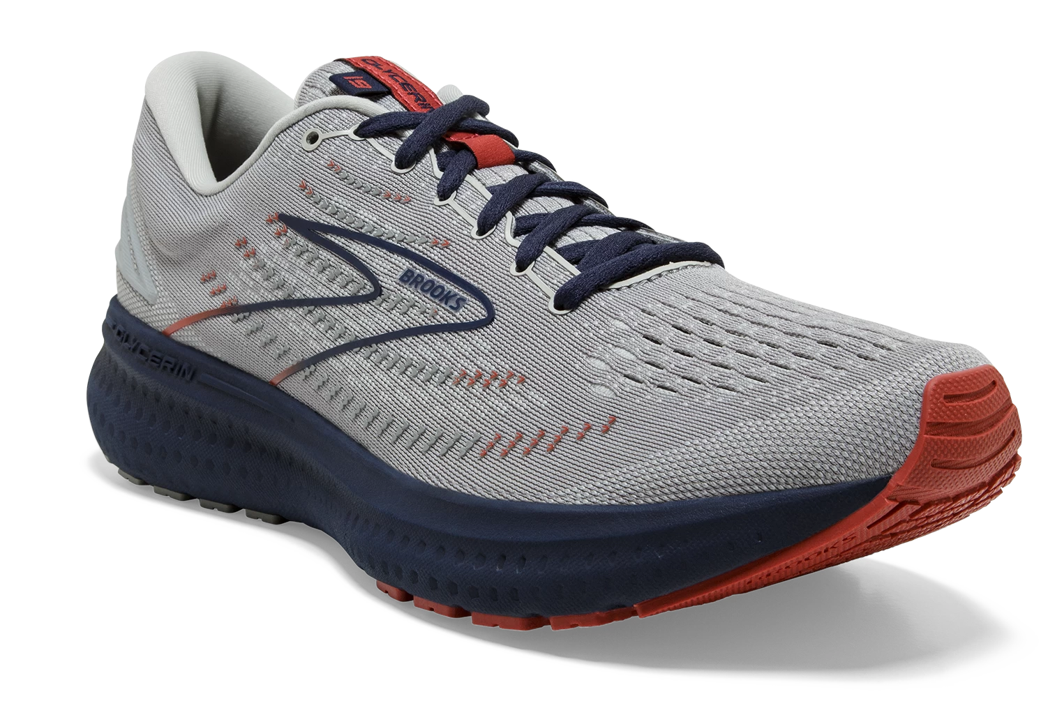 BROOKS Men’s Glycerin 19 (002 - Grey/Alloy/Peacoat) 3 BROOKS Men’s Glycerin 19 (002 - Grey/Alloy/Peacoat) - Image 3