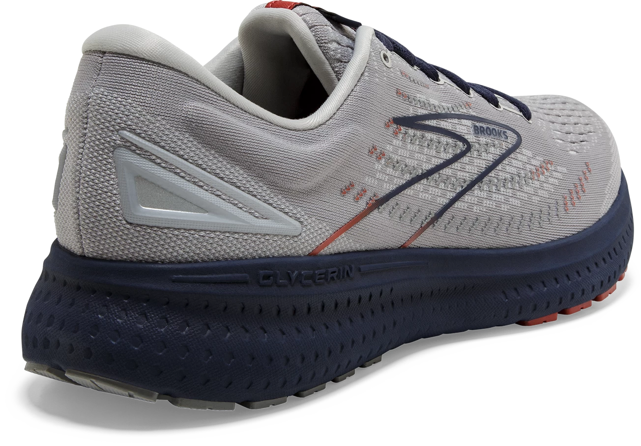 BROOKS Men’s Glycerin 19 (002 - Grey/Alloy/Peacoat) 4 BROOKS Men’s Glycerin 19 (002 - Grey/Alloy/Peacoat) - Image 4