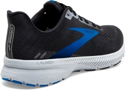 BROOKS Men's Launch 8 (018 - Black/Grey/Blue) -Boutique Sports Fashion Store 110358 018 H Launch 8