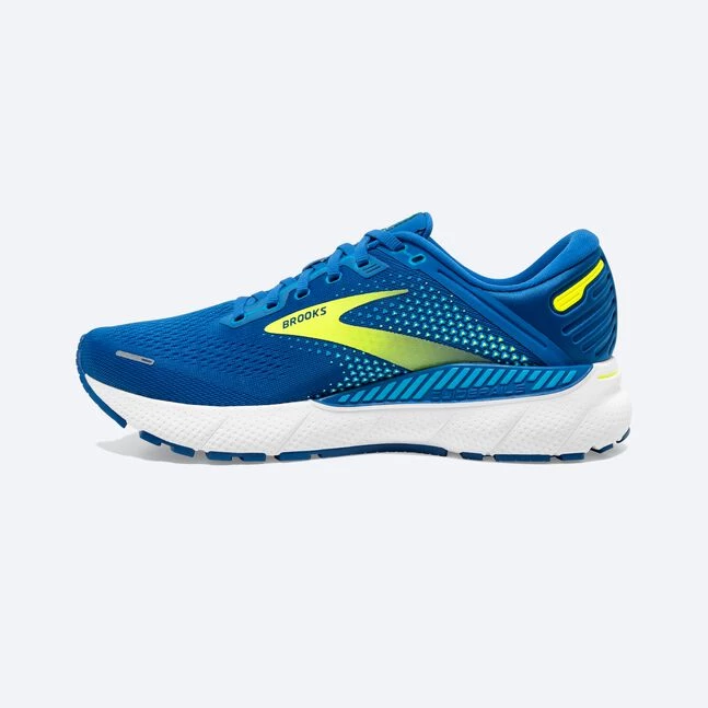 BROOKS Men's Adrenaline GTS 22 (482 - Blue/Nightlife/White) 2 BROOKS Men's Adrenaline GTS 22 (482 - Blue/Nightlife/White) - Image 2