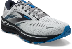 BROOKS Men's Adrenaline GTS 22 (023 - Oyster/India Ink/Blue) 8 BROOKS Men's Adrenaline GTS 22 (023 - Oyster/India Ink/Blue) -Boutique Sports Fashion Store 110366 023 A Adrenaline GTS 22