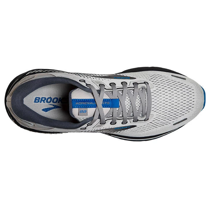 BROOKS Men's Adrenaline GTS 22 (023 - Oyster/India Ink/Blue) 5 BROOKS Men's Adrenaline GTS 22 (023 - Oyster/India Ink/Blue) - Image 5