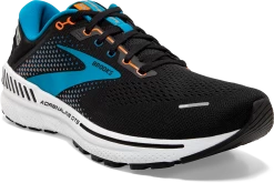 BROOKS Men's Adrenaline GTS 22 (034 - Black/Blue/Orange) 8 BROOKS Men's Adrenaline GTS 22 (034 - Black/Blue/Orange) -Boutique Sports Fashion Store 110366 034 A Adrenaline GTS 22