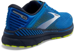 BROOKS Men's Adrenaline GTS 22 (413 - Blue/India Ink/Nightlife) 9 BROOKS Men's Adrenaline GTS 22 (413 - Blue/India Ink/Nightlife) -Boutique Sports Fashion Store 110366 413 H Adrenaline GTS 22