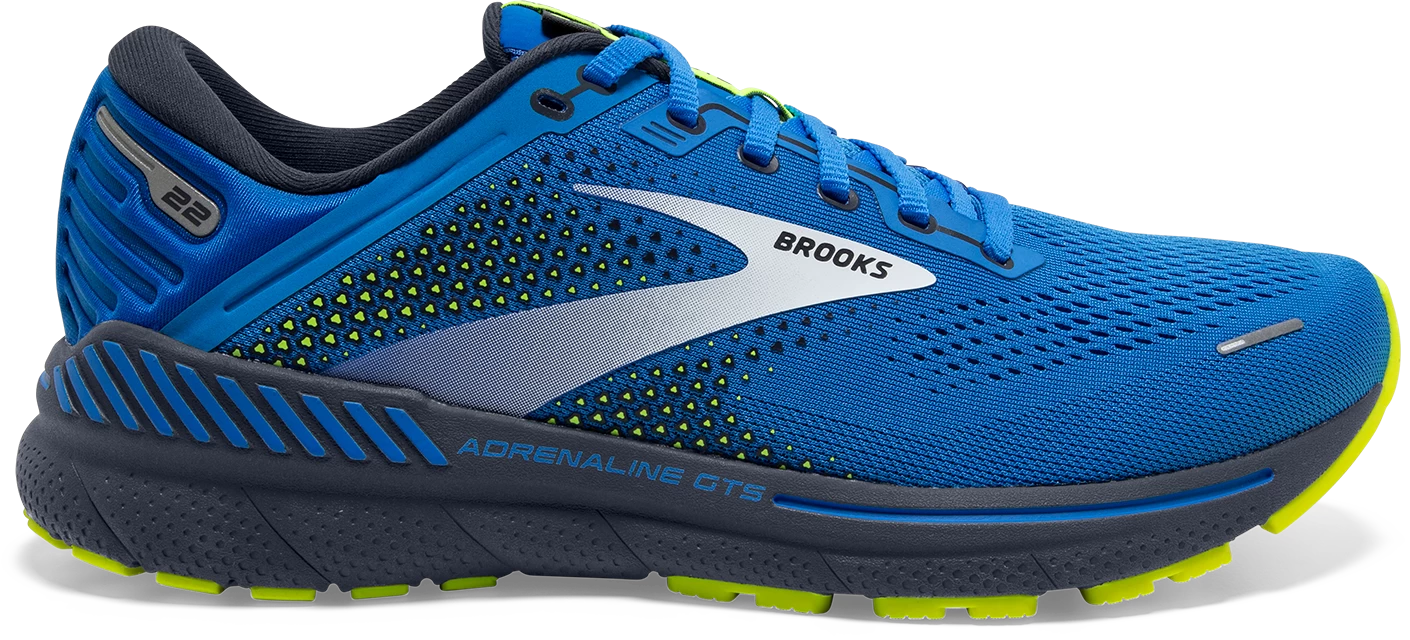 BROOKS Men's Adrenaline GTS 22 (413 - Blue/India Ink/Nightlife) 1 BROOKS Men's Adrenaline GTS 22 (413 - Blue/India Ink/Nightlife)