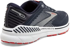 BROOKS Men's Adrenaline GTS 22 (435 - Peacoat/India Ink/Grenadine) -Boutique Sports Fashion Store 110366 435 H Adrenaline GTS 22