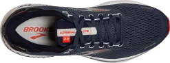 BROOKS Men's Adrenaline GTS 22 (435 - Peacoat/India Ink/Grenadine) -Boutique Sports Fashion Store 110366 435 O Adrenaline GTS 22