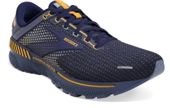 BROOKS Men’s Adrenaline GTS 22 (438 - Peacoat/Grey/Sunflower) 8 BROOKS Men’s Adrenaline GTS 22 (438 - Peacoat/Grey/Sunflower) -Boutique Sports Fashion Store 110366 438 A Adrenaline GTS 22