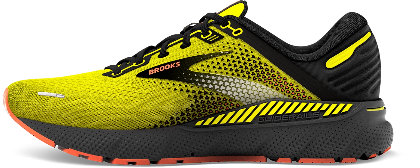 BROOKS Men’s Adrenaline GTS 22 (736 - Nightlife/Black/Flame) 2 BROOKS Men’s Adrenaline GTS 22 (736 - Nightlife/Black/Flame) - Image 2