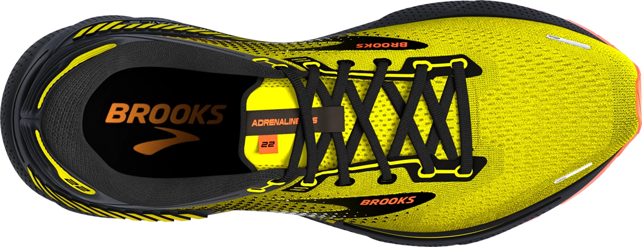 BROOKS Men’s Adrenaline GTS 22 (736 - Nightlife/Black/Flame) 5 BROOKS Men’s Adrenaline GTS 22 (736 - Nightlife/Black/Flame) - Image 5