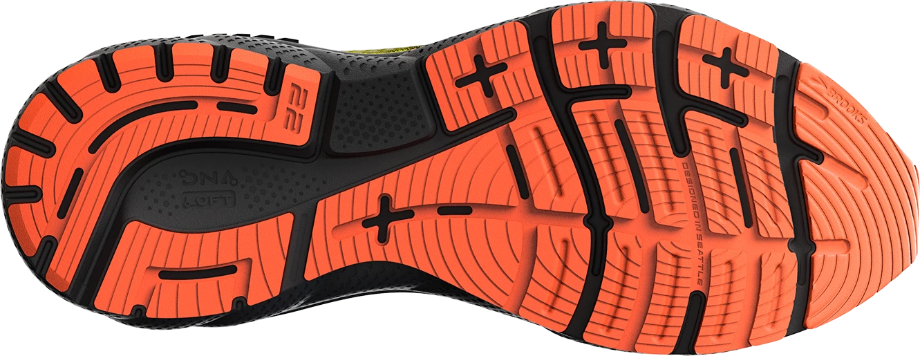 BROOKS Men’s Adrenaline GTS 22 (736 - Nightlife/Black/Flame) 6 BROOKS Men’s Adrenaline GTS 22 (736 - Nightlife/Black/Flame) - Image 6