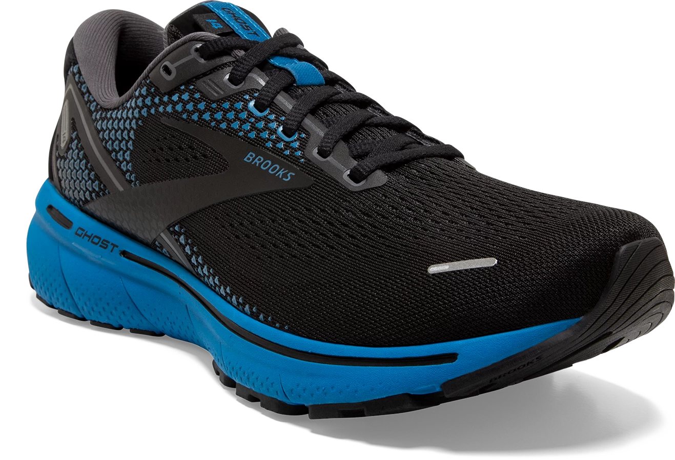 BROOKS Men's Ghost 14 (056 - Black/Blackened Pearl/Blue) 3 BROOKS Men's Ghost 14 (056 - Black/Blackened Pearl/Blue) - Image 3