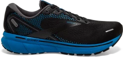 BROOKS Men's Ghost 14 (056 - Black/Blackened Pearl/Blue)