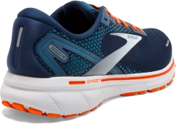 BROOKS Men's Ghost 14 (488 - Titan/Teal/Flame) -Boutique Sports Fashion Store 110369 488 H Ghost 14