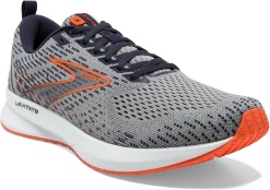 BROOKS Men's Levitate 5 (034 - Grey/Peacoat/Flame) -Boutique Sports Fashion Store 110370 034 A Levitate 5