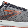 BROOKS Men's Levitate 5 (034 - Grey/Peacoat/Flame)