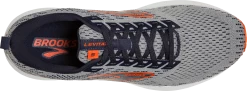 BROOKS Men's Levitate 5 (034 - Grey/Peacoat/Flame) -Boutique Sports Fashion Store 110370 034 O Levitate 5
