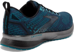 BROOKS Men's Levitate 5 (412 - Titan/Crystal Teal/Black) -Boutique Sports Fashion Store 110370 412 H Levitate 5