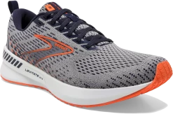 BROOKS Men's Levitate 5 GTS (034 - Grey/Peacoat/Flame) -Boutique Sports Fashion Store 110371 034 A Levitate GTS 5