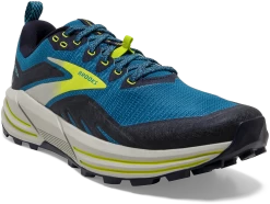 BROOKS Men's Cascadia 16 (469 - Mykonos Blue/Peacoat/Lime) 8 BROOKS Men's Cascadia 16 (469 - Mykonos Blue/Peacoat/Lime) -Boutique Sports Fashion Store 110376 469 A Cascadia 16