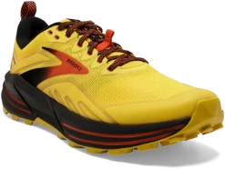 BROOKS Men's Cascadia 16 (745 - Yellow/Black/Grenadine) 8 BROOKS Men's Cascadia 16 (745 - Yellow/Black/Grenadine) -Boutique Sports Fashion Store 110376 745 A Cascadia 16