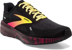 BROOKS Men’s Launch GTS 9 (016 - Black/Pink/Yellow) -Boutique Sports Fashion Store 110387 016 A Launch GTS 9