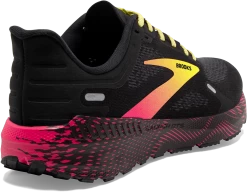 BROOKS Men’s Launch GTS 9 (016 - Black/Pink/Yellow) -Boutique Sports Fashion Store 110387 016 H Launch GTS 9