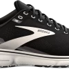 BROOKS Men's Ghost 15 WIDE (012 - Black/Blackened Pearl/White)