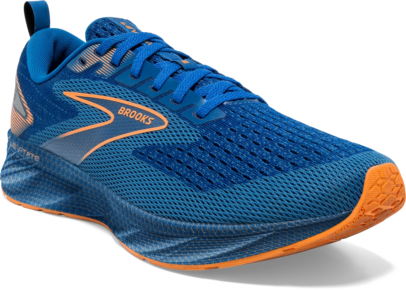 BROOKS Men's Levitate 6 (405 - Classic Blue/Orange) 3 BROOKS Men's Levitate 6 (405 - Classic Blue/Orange) - Image 3