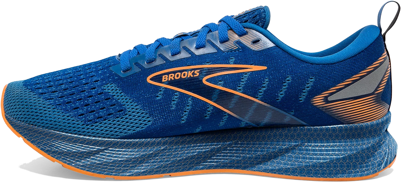 BROOKS Men's Levitate 6 (405 - Classic Blue/Orange) 2 BROOKS Men's Levitate 6 (405 - Classic Blue/Orange) - Image 2