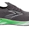 BROOKS Men's Levitate Stealthfit 6 (323 - Blackened Pearl/Green/White)