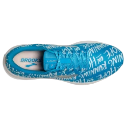 BROOKS Women's Launch 7 “Brave Like Gabe” (406 - Blue/white) -Boutique Sports Fashion Store 120322 406 O Launch 7
