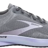 BROOKS Women's Levitate 4 (084 - Grey/blackened Pearl/purple)