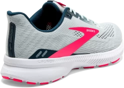 BROOKS Women's Launch 8 (110 - Ice Flow/Navy/Pink) 9 BROOKS Women's Launch 8 (110 - Ice Flow/Navy/Pink) -Boutique Sports Fashion Store 120345 110 H Launch 8