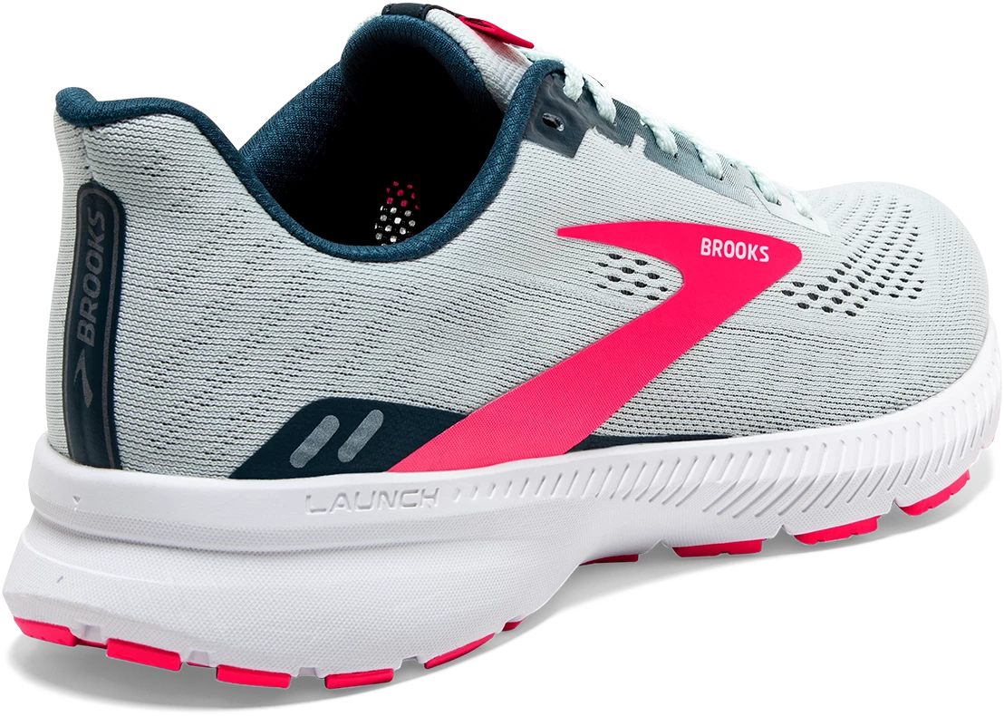 BROOKS Women's Launch 8 (110 - Ice Flow/Navy/Pink) 4 BROOKS Women's Launch 8 (110 - Ice Flow/Navy/Pink) - Image 4