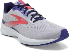 BROOKS Women's Launch 8 (520 - Lavender/Astral/Coral) -Boutique Sports Fashion Store 120345 520 A Launch 8