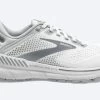 BROOKS Women's Adrenaline GTS 22 Wide (134 - White/Oyster/Primer Grey)