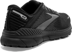 BROOKS Women's Adrenaline GTS 22 (020 - Black/Black/Ebony) -Boutique Sports Fashion Store 120353 020 H Adrenaline GTS 22