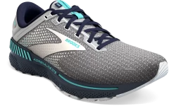 BROOKS Women's Adrenaline GTS 22 (036 - Grey/Peacoat/Aruba) -Boutique Sports Fashion Store 120353 036 A Adrenaline GTS 22