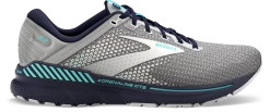 BROOKS Women's Adrenaline GTS 22 (036 - Grey/Peacoat/Aruba)