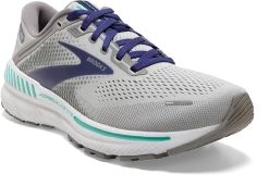 BROOKS Women's Adrenaline GTS 22 (045 - Alloy/Blue/Green) -Boutique Sports Fashion Store 120353 045 A Adrenaline GTS 22