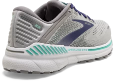 BROOKS Women's Adrenaline GTS 22 (045 - Alloy/Blue/Green) -Boutique Sports Fashion Store 120353 045 H Adrenaline GTS 22